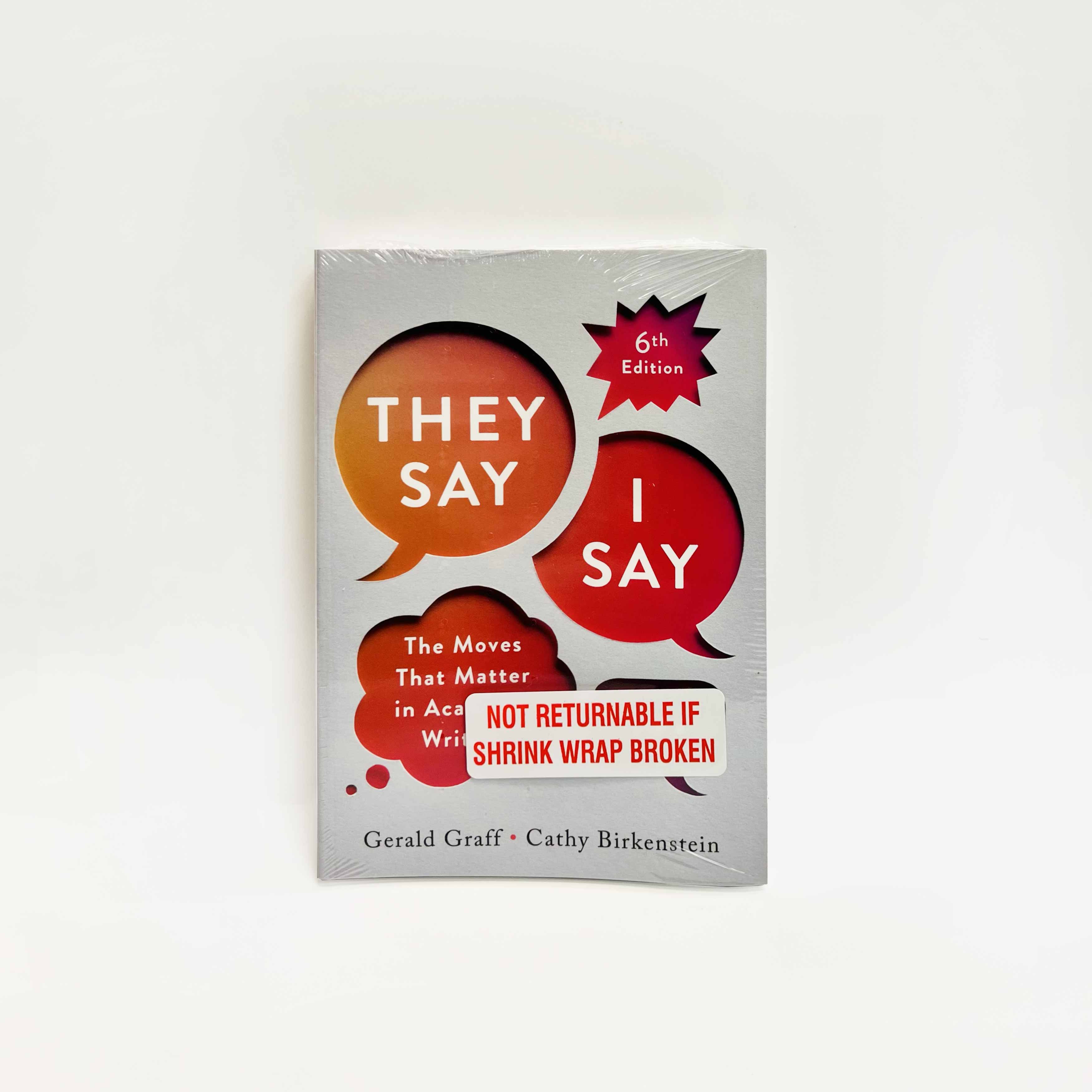"They Say / I Say"